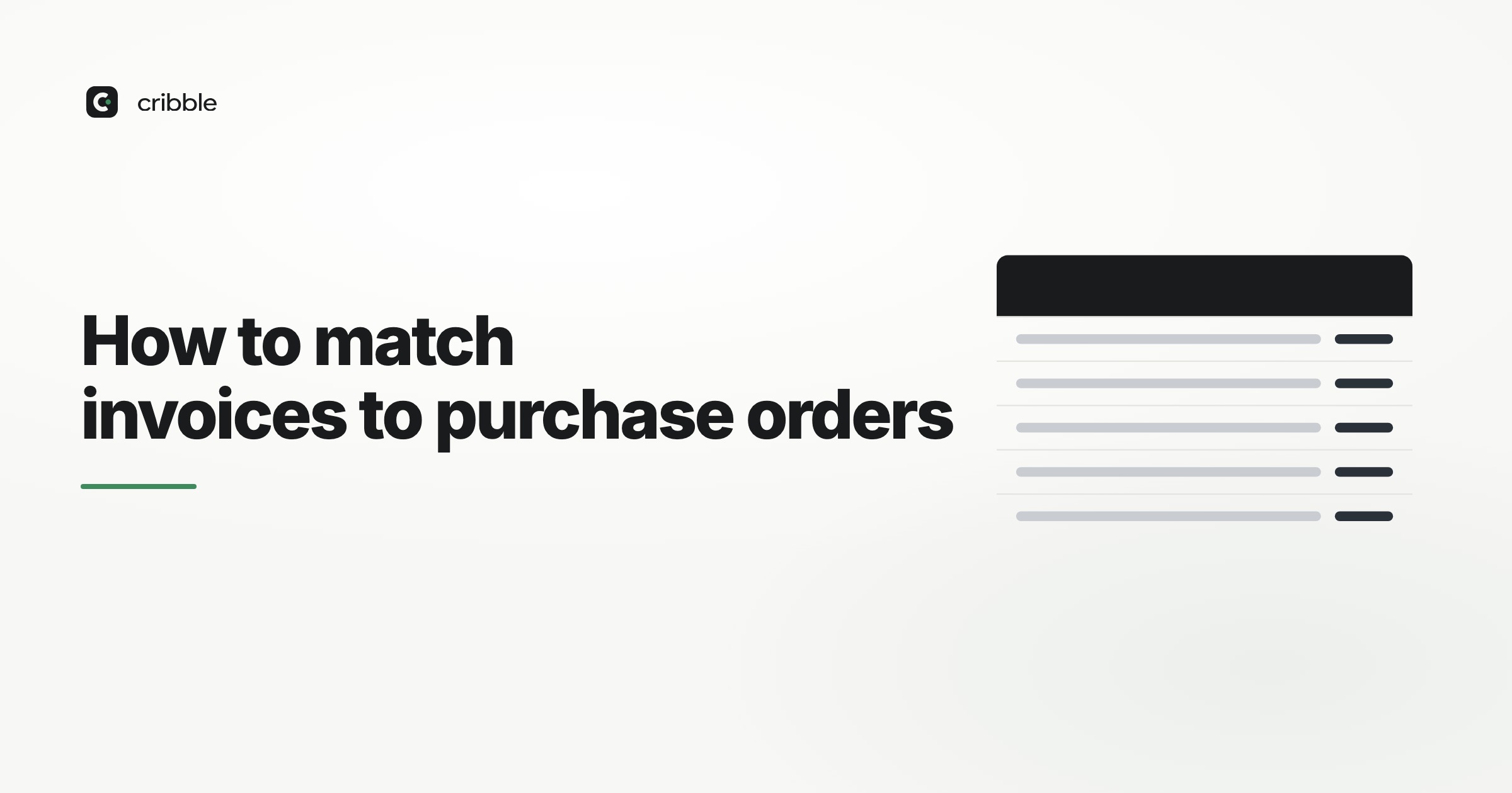 How to match invoices to purchase orders